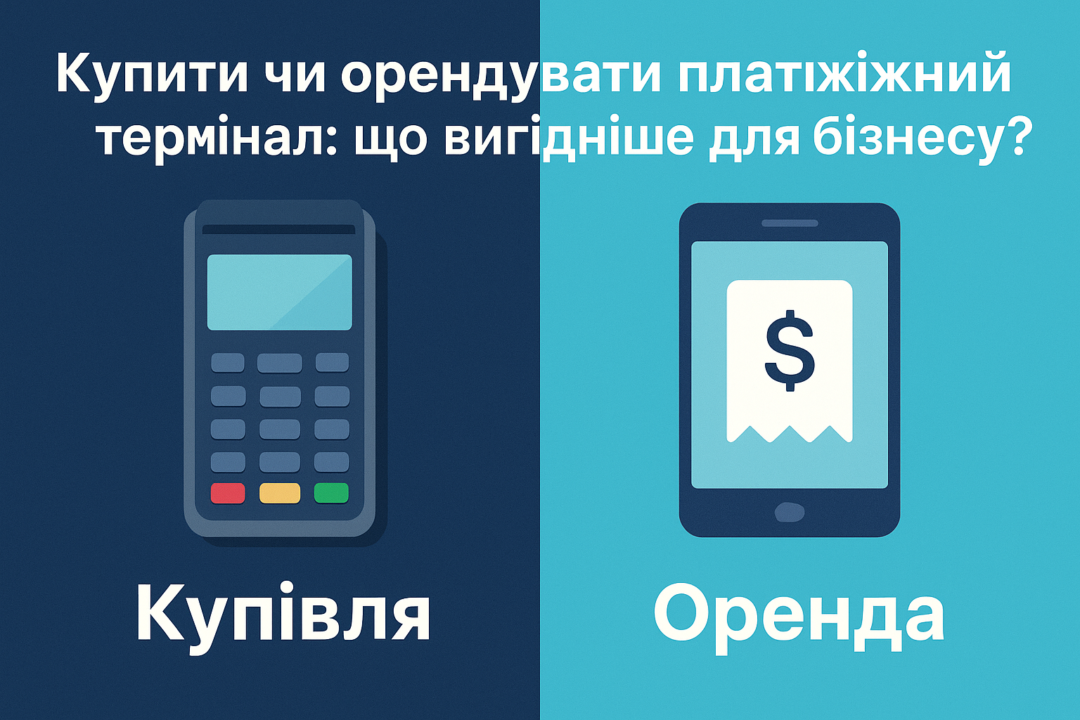 Купити чи орендувати платіжний термінал?